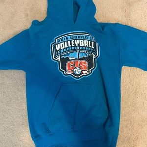 Volleyball Nationals UofT Blue Vintage Hoodie